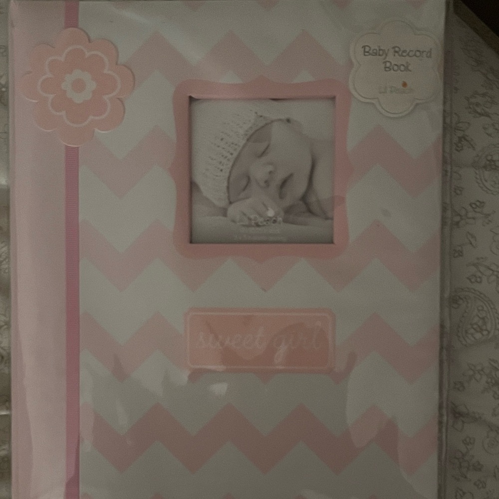 Pink Baby Record Book